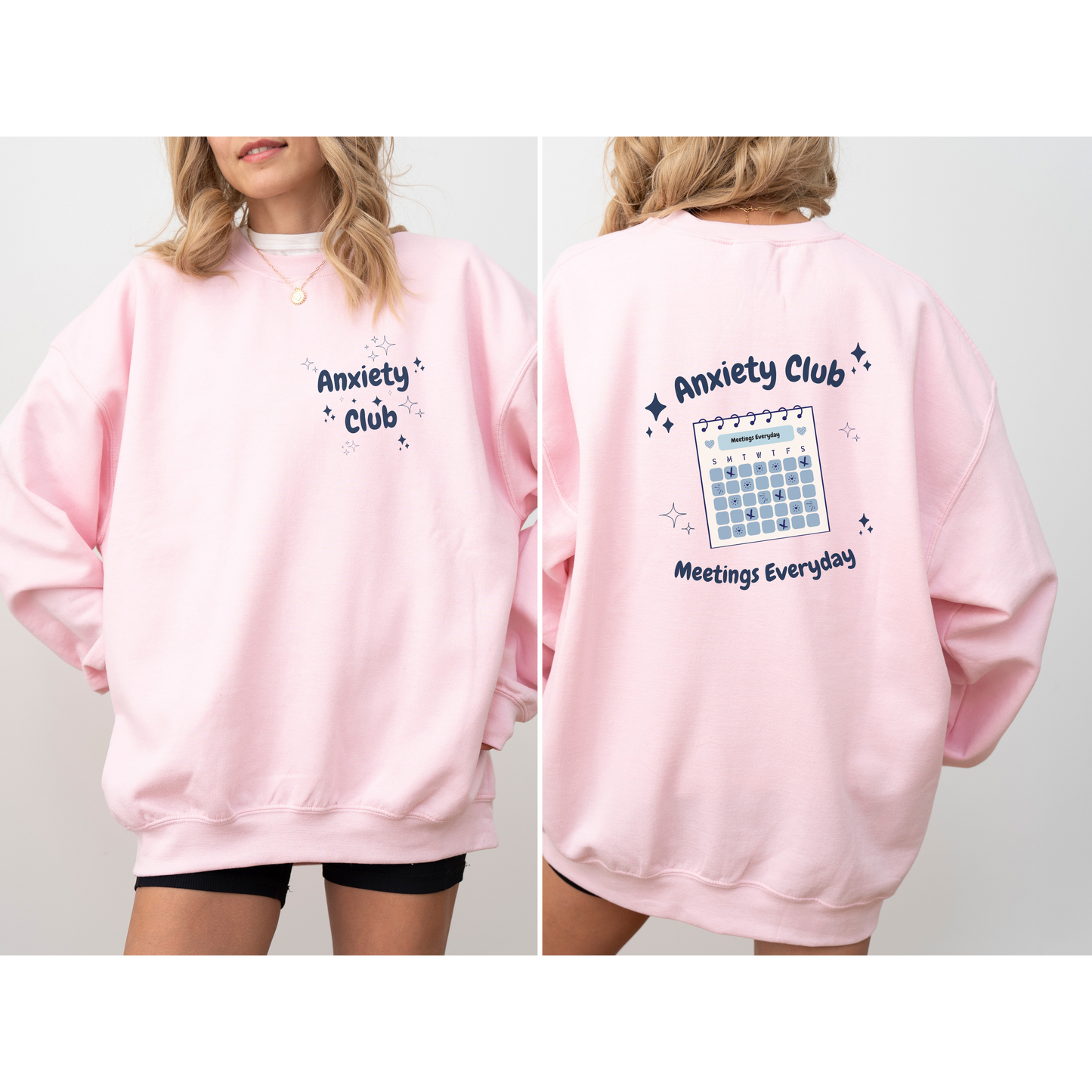 Anxiety Club Crewneck Sweatshirt