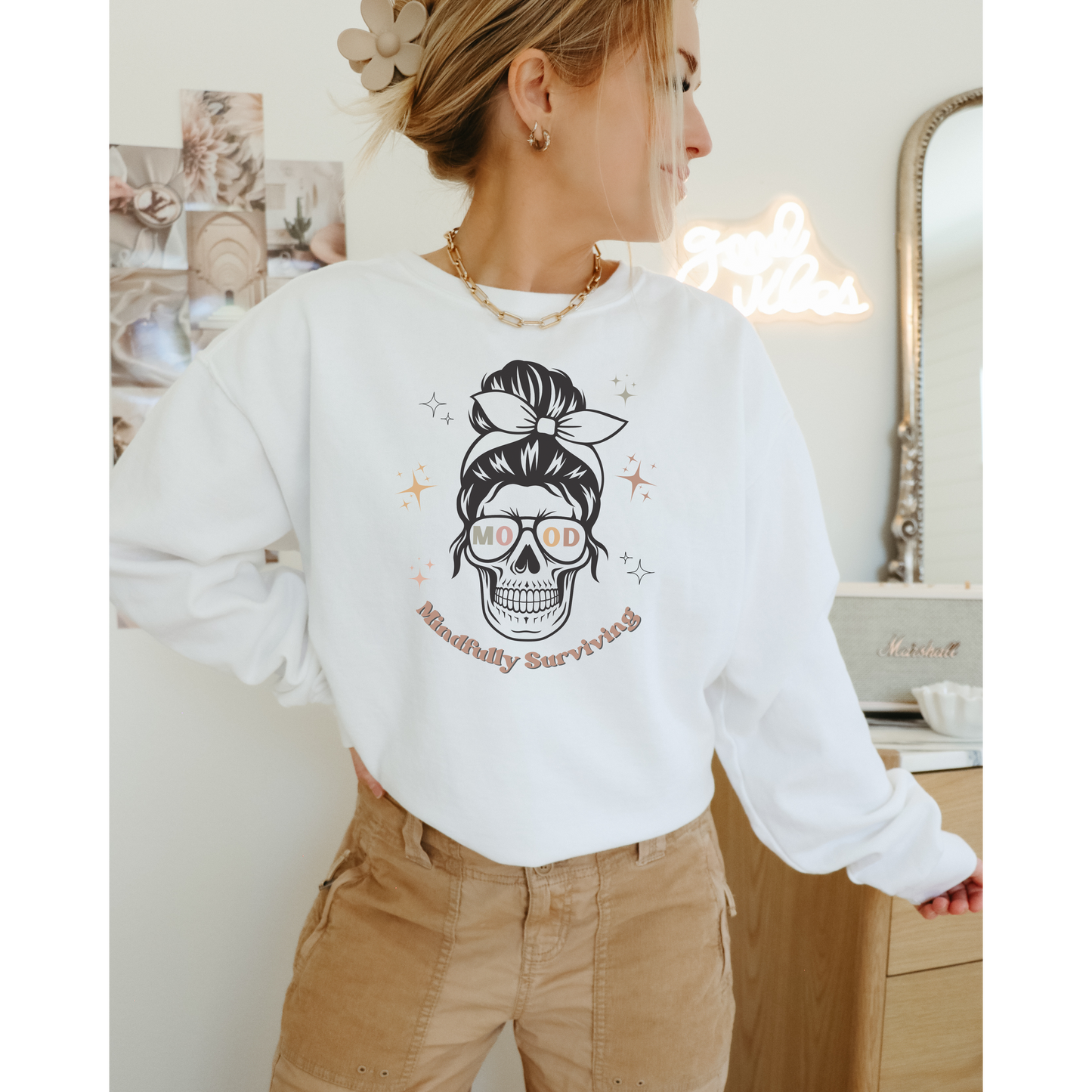 Mindfully Surviving Crewneck Sweatshirt